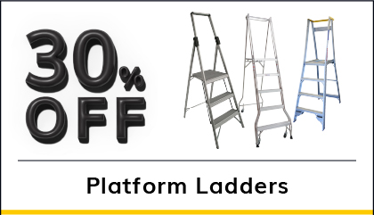 Up To 30% off Platform Ladders
