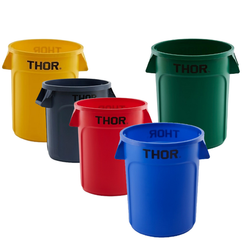 121L Thor Commercial Hospitality Round Plastic Bin Container