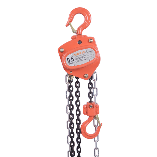CT Series Grade 80 500kg Chain Block - 3.0m