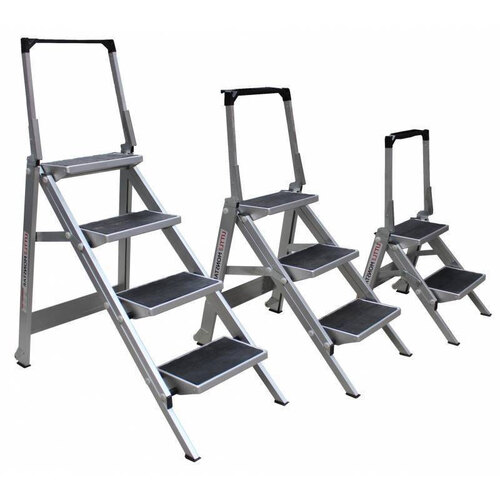 2 - 4 Steps Compact Step Ladder Little Monstar - 150kg rated