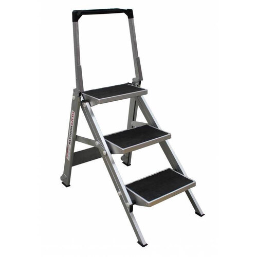 3 Step Compact Step Ladder Little Monstar - 150kg rated