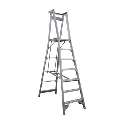 Indalex 150KG 7 Step Platform Ladder - Platform Height - 2.10 m