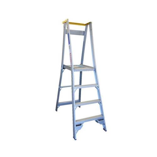 Indalex 150KG 4 Step Platform Ladder - Platform Height - 1.20 m