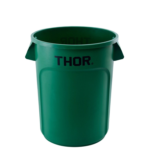 121L Thor Commercial Hospitality Round Plastic Bin - Green