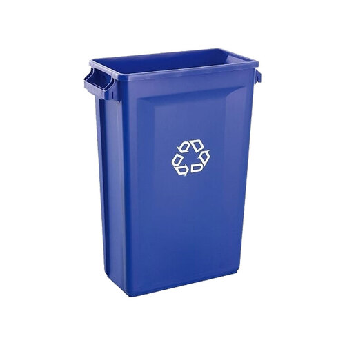 87L Svelte Slimline Commercial Hospitality Recycling Bin - Blue