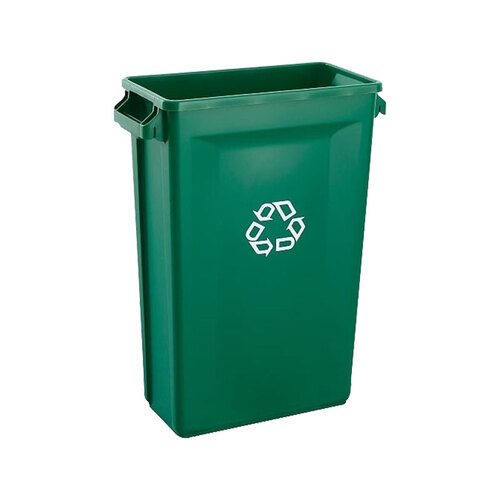 87L Svelte Slimline Commercial Hospitality Recycling Bin - Green