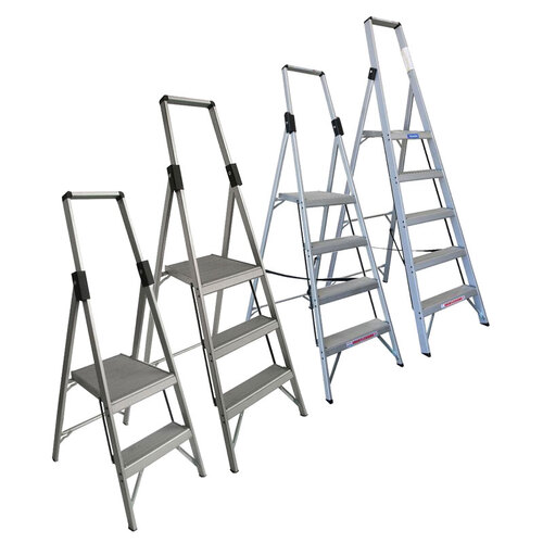 2-5 Steps Indalex Slimline Platform Ladder - 150KG Rated