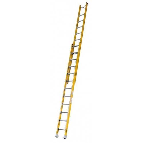 Indalex Fibreglass Extension Ladder - 3.3m to 5.2m - 150KG