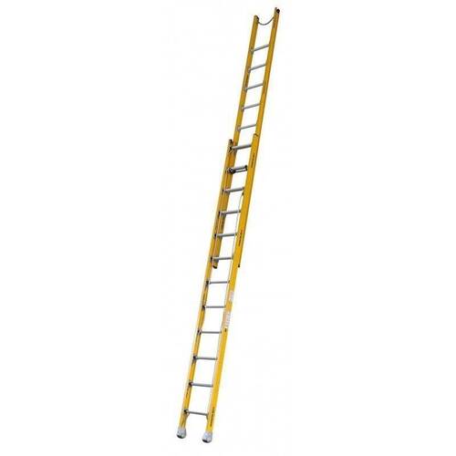 Indalex Fibreglass Extension Ladder - 4.5m to 7.6m - 150KG